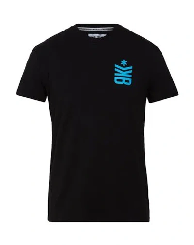 Bikkembergs Man T-shirt Black Size L Cotton, Elastane