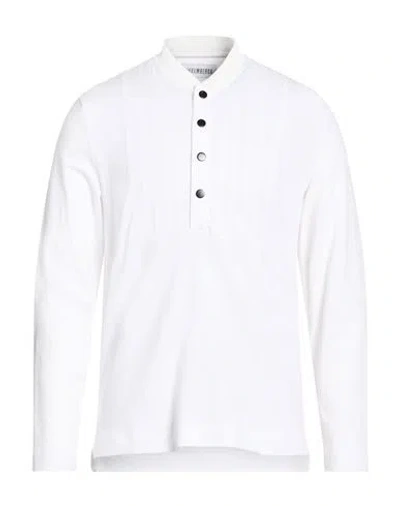 Bikkembergs Man T-shirt White Size L Cotton, Lycra