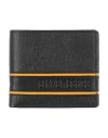 Bikkembergs Man Wallet Black Size - Cow Leather In Black