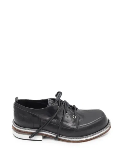Bikkembergs Met Hole Derby Shoes In Black
