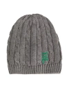 Bikkembergs Newborn Boy Hat Grey Size 1 Cotton In Grey