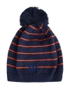 Bikkembergs Babies'  Newborn Boy Hat Midnight Blue Size 3 Cotton