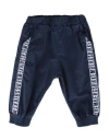 Bikkembergs Newborn Boy Pants Midnight Blue Size 0 Cotton In Blue