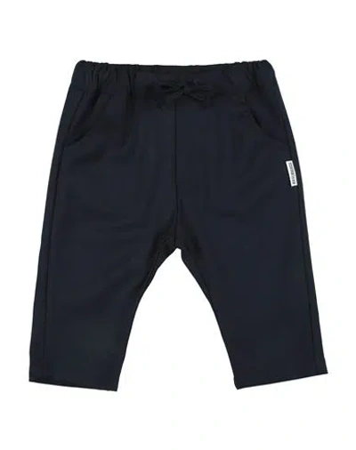 Bikkembergs Babies'  Newborn Boy Pants Midnight Blue Size 0 Cotton, Polyester, Elastane