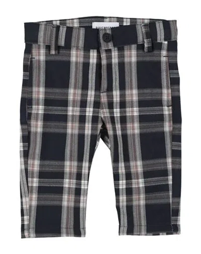 Bikkembergs Babies'  Newborn Boy Pants Midnight Blue Size 0 Polyester, Viscose, Elastic Fibres