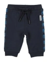 Bikkembergs Newborn Boy Pants Navy Size 0 Cotton, Elastane In Navy Blue