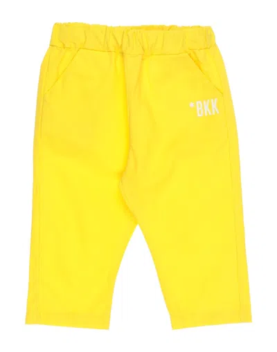 Bikkembergs Babies'  Pants In Yellow