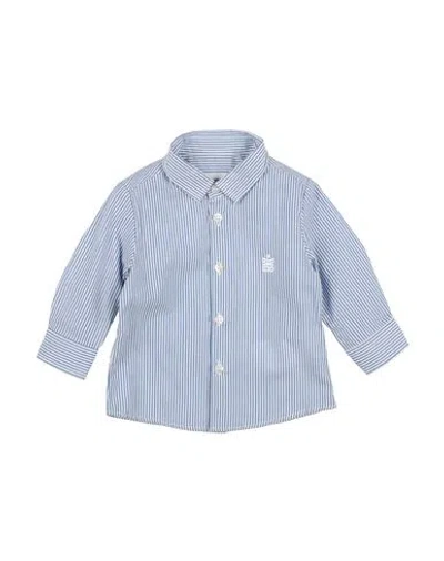 Bikkembergs Babies'  Newborn Boy Shirt Blue Size 0 Cotton