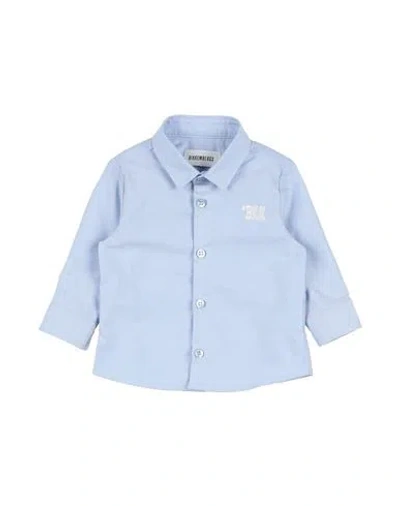 Bikkembergs Babies'  Newborn Boy Shirt Light Blue Size 0 Cotton