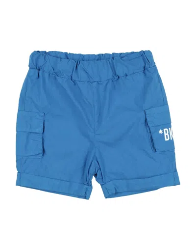 Bikkembergs Babies'  Newborn Boy Shorts & Bermuda Shorts Bright Blue Size 3 Cotton