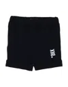 Bikkembergs Newborn Boy Shorts & Bermuda Shorts Midnight Blue Size 3 Cotton In Blue