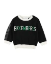 Bikkembergs Babies'  Newborn Boy Sweater Black Size 0 Cotton