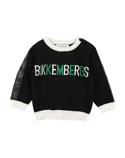 Bikkembergs Babies'  Newborn Boy Sweater Black Size 0 Cotton