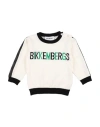 Bikkembergs Newborn Boy Sweater Ivory Size 0 Cotton In White