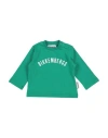 Bikkembergs Newborn Boy T-shirt Green Size 0 Cotton In Green