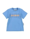 Bikkembergs Newborn Boy T-shirt Light Blue Size 0 Cotton In Blue