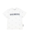 Bikkembergs Babies'  Newborn Boy T-shirt White Size 3 Cotton, Elastane