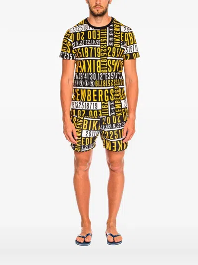 Bikkembergs Pupino Print T-shirt In Multi
