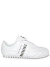 Bikkembergs X Gosha Quilted Leather Sneakers In White