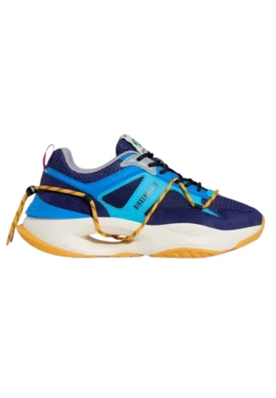 Bikkembergs Sneakers Suede In Blu