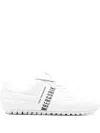 Bikkembergs X Gosha Quilted Leather Sneakers In White