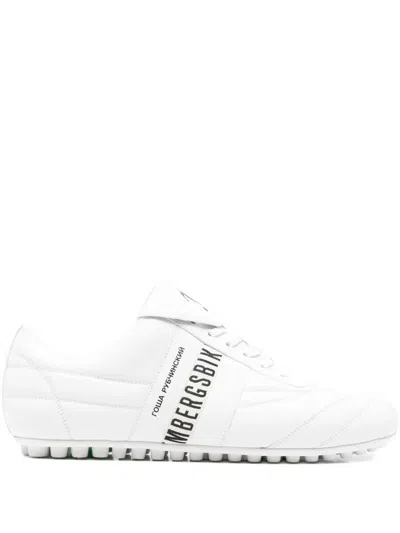 Bikkembergs Soccer Logo-detail Sneakers In White