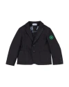 Bikkembergs Toddler Boy Blazer Black Size 4 Cotton, Polyester, Elastane In Black