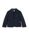 Bikkembergs Toddler Boy Blazer Midnight Blue Size 4 Cotton, Elastane In Blue