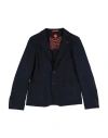 BIKKEMBERGS BIKKEMBERGS TODDLER BOY BLAZER MIDNIGHT BLUE SIZE 5 POLYESTER, VISCOSE, ELASTIC FIBRES