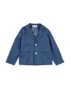Bikkembergs Babies'  Toddler Boy Blazer Pastel Blue Size 4 Cotton, Elastic Fibres