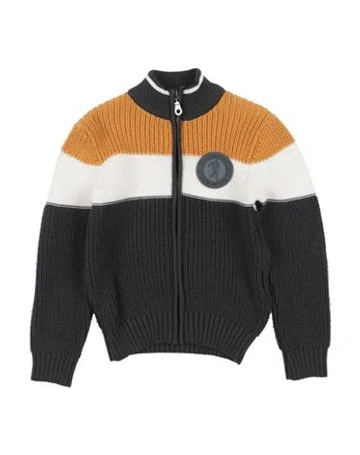 Bikkembergs Babies'  Toddler Boy Cardigan Marigold Size 4 Cotton In Black