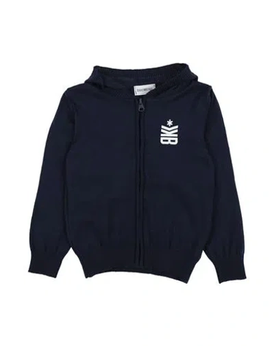 Bikkembergs Babies'  Toddler Boy Cardigan Navy Blue Size 5 Cotton