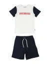 Bikkembergs Babies'  Toddler Boy Co-ord White Size 4 Cotton, Elastane