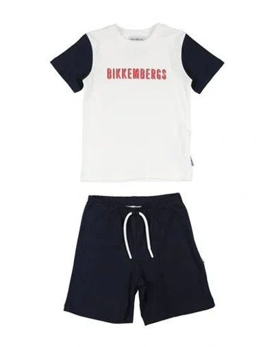 Bikkembergs Babies'  Toddler Boy Co-ord White Size 4 Cotton, Elastane