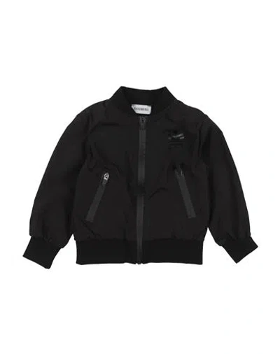 Bikkembergs Babies'  Toddler Boy Jacket Black Size 4 Polyester