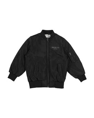 Bikkembergs Babies'  Toddler Boy Jacket Black Size 4 Polyester In Orange