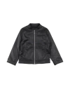 Bikkembergs Toddler Boy Jacket Black Size 5 Polyurethane, Polyester In Black
