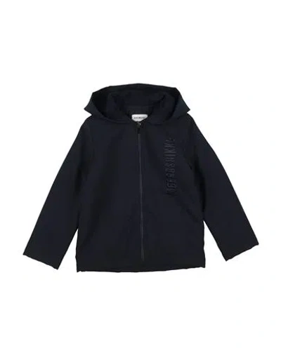 Bikkembergs Babies'  Toddler Boy Jacket Midnight Blue Size 4 Polyester, Elastane In Orange