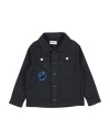 Bikkembergs Babies'  Toddler Boy Jacket Navy Size 4 Cotton, Elastane In Black