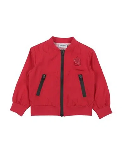 Bikkembergs Babies'  Toddler Boy Jacket Red Size 3 Polyester