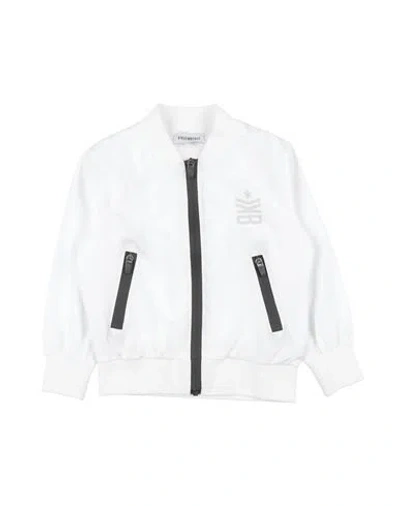 Bikkembergs Babies'  Toddler Boy Jacket White Size 5 Polyester