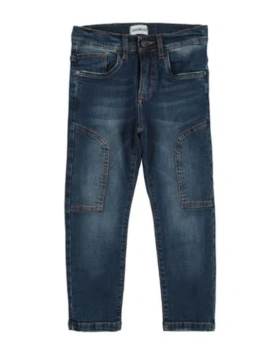 Bikkembergs Babies'  Toddler Boy Jeans Blue Size 4 Cotton, Elastane