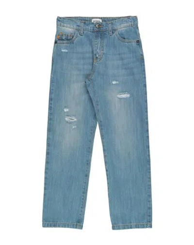 Bikkembergs Babies'  Toddler Boy Jeans Blue Size 4 Cotton, Elastane