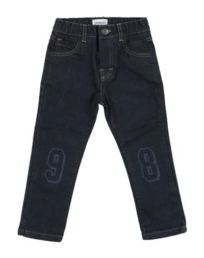 Bikkembergs Babies'  Toddler Boy Jeans Blue Size 4 Cotton, Elastane