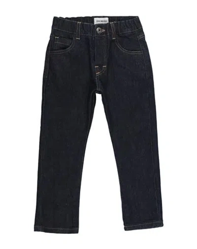 Bikkembergs Babies'  Toddler Boy Jeans Blue Size 4 Cotton, Elastane