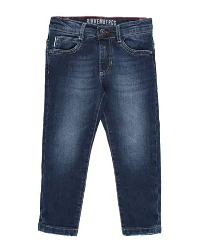 Bikkembergs Babies'  Toddler Boy Jeans Blue Size 4 Cotton, Elastane