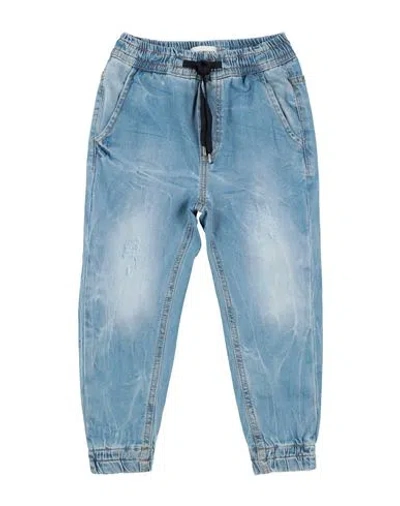 Bikkembergs Babies'  Toddler Boy Jeans Blue Size 5 Cotton, Elastane