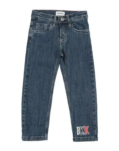Bikkembergs Babies'  Toddler Boy Jeans Blue Size 5 Cotton, Elastane