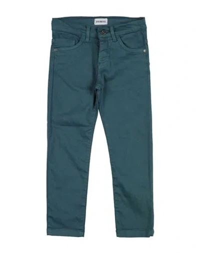 Bikkembergs Babies'  Toddler Boy Jeans Deep Teal Size 5 Cotton, Elastane