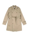 Bikkembergs Toddler Boy Overcoat & Trench Coat Beige Size 4 Cotton, Elastic Fibres In Beige